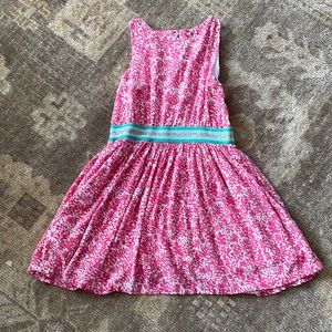 Boden pink floral dress 6-7y 122 cm